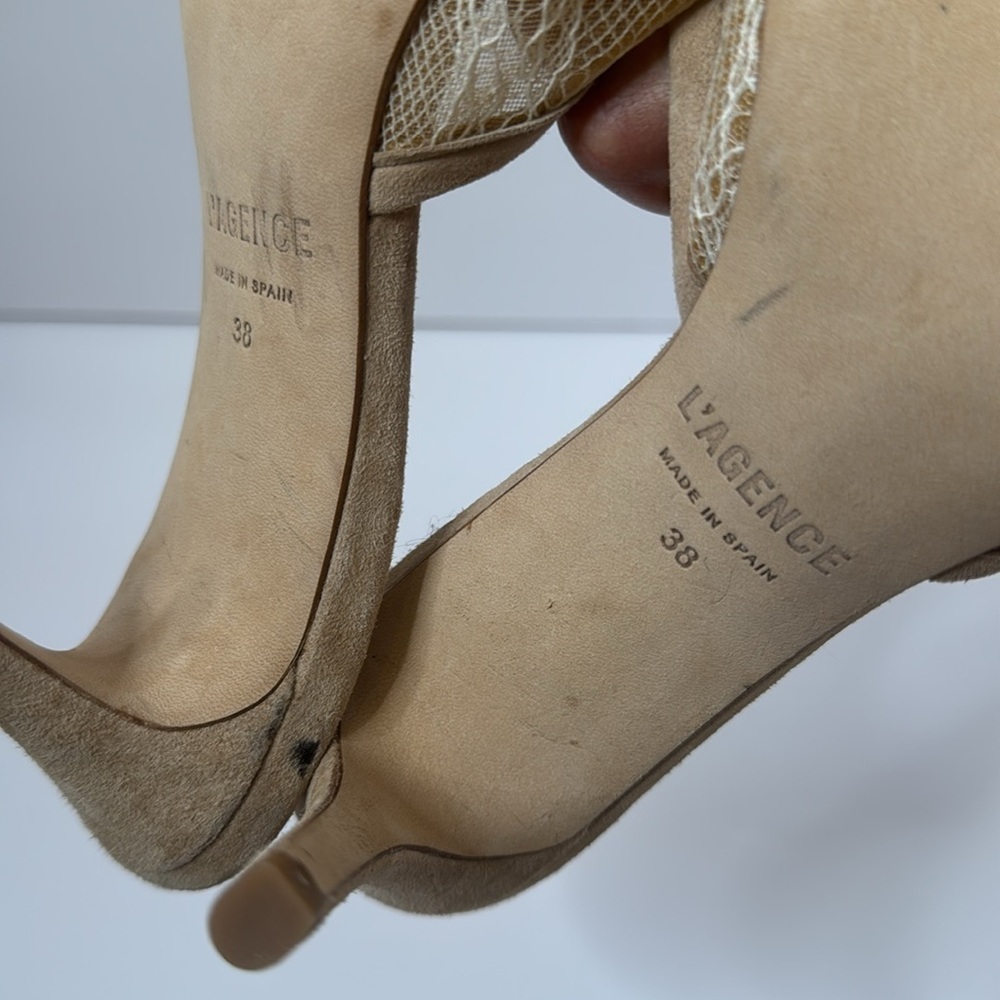 New L’AGENCE Corinne Pointed Toe Mule Heels (Size 38) - Picture 5 of 7
